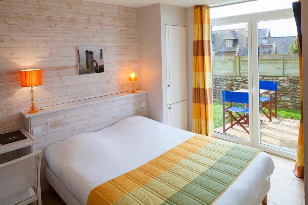 Logis Hôtel Vent d'Iroise Plougonvelin Kamer foto